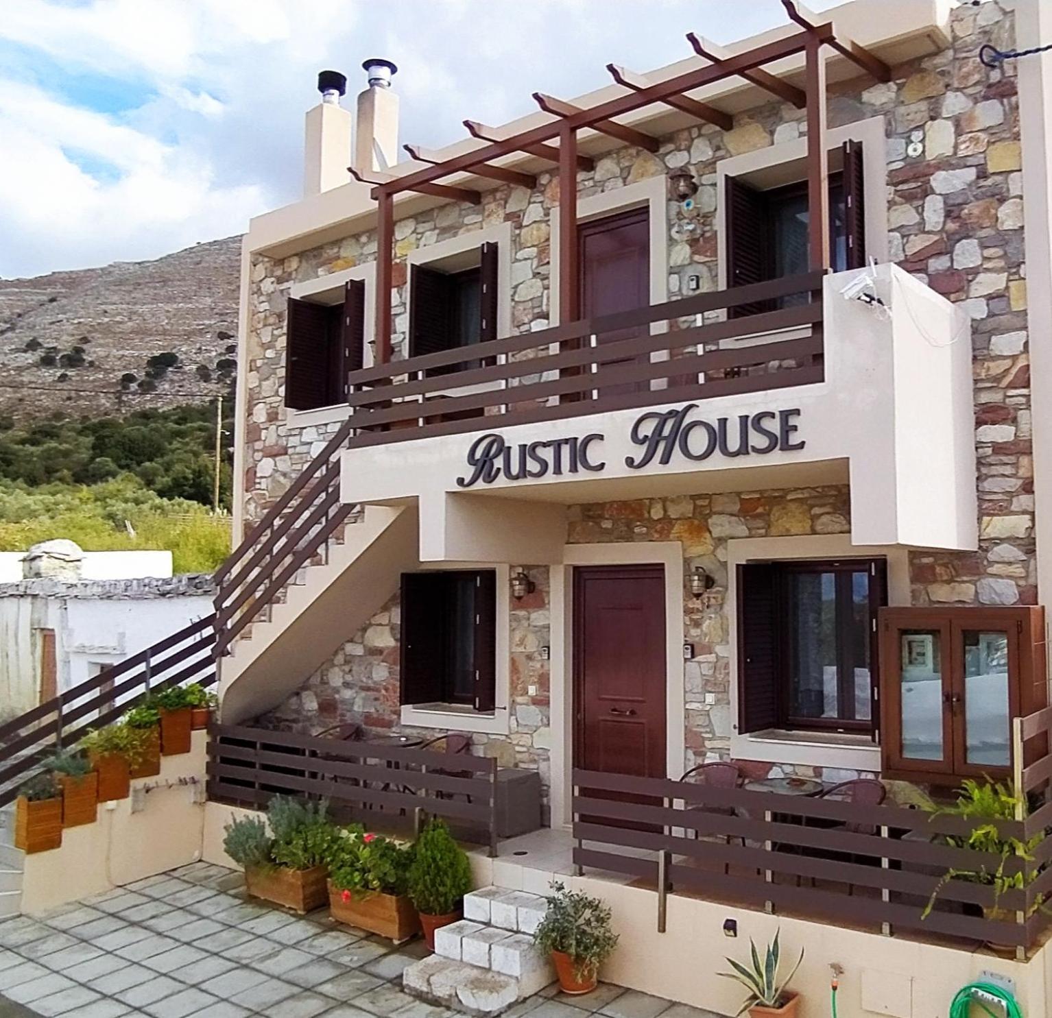Rustic House Apartman Émbonasz Kültér fotó